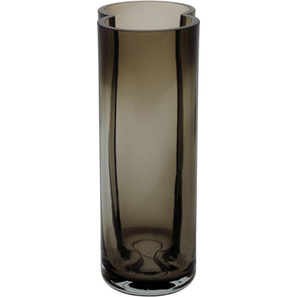 Vaso Vidro 22x12x8cm Fumê