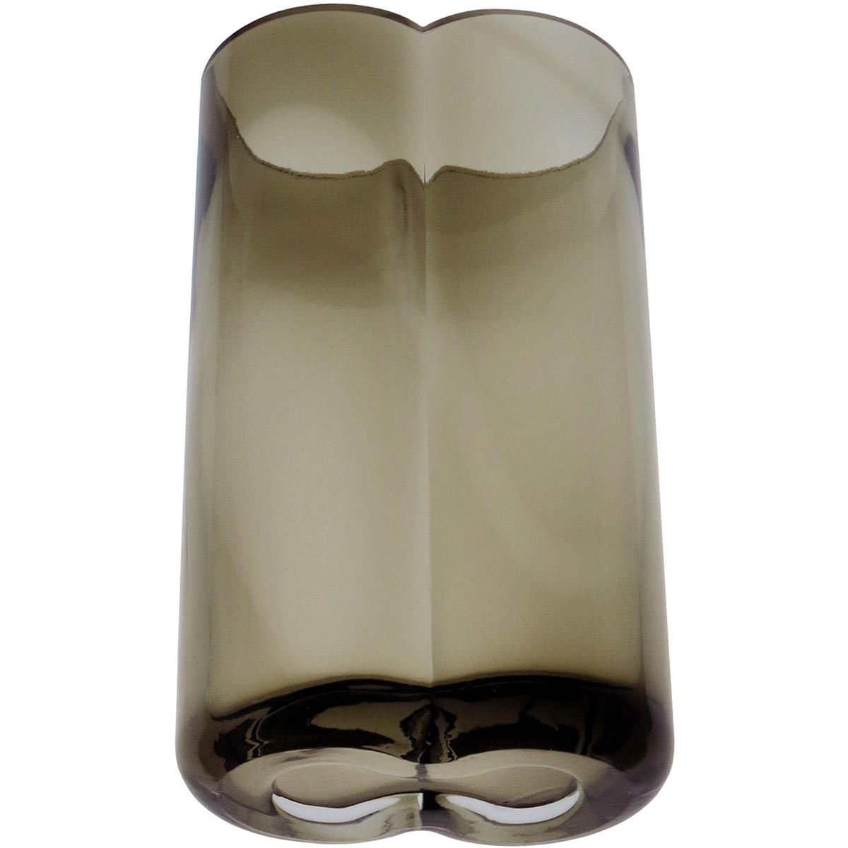 Vaso Vidro 22x12x8cm Fumê