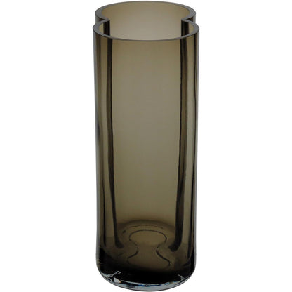 Vaso Vidro 26x16x10cm Fumê