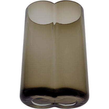 Vaso Vidro 26x16x10cm Fumê