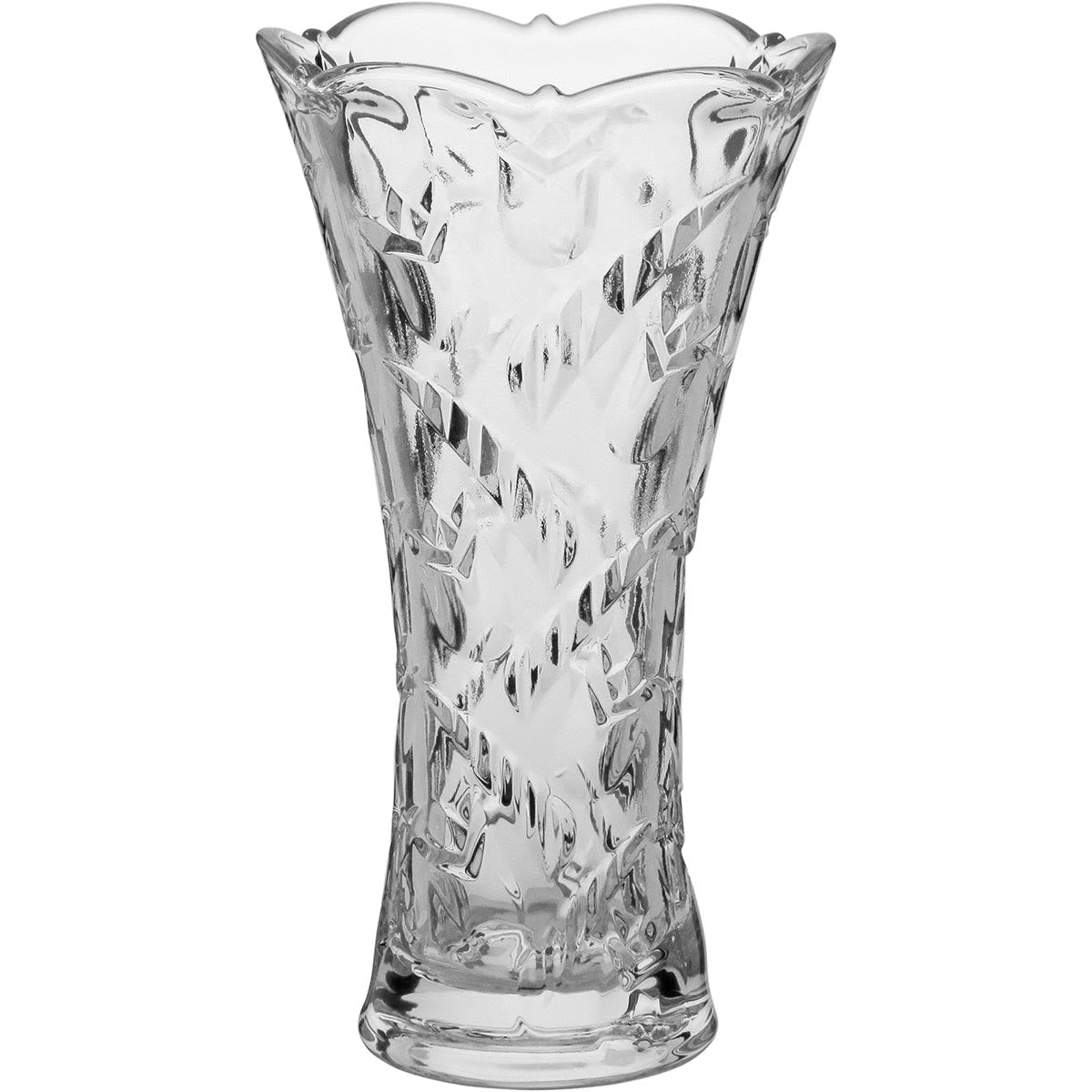 Vaso Vidro 24x13x13cm Transparente