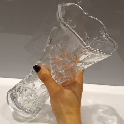 Vaso Vidro 24x13x13cm Transparente