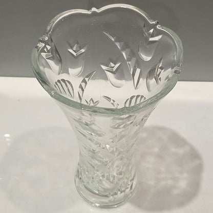 Vaso Vidro 24x13x13cm Transparente