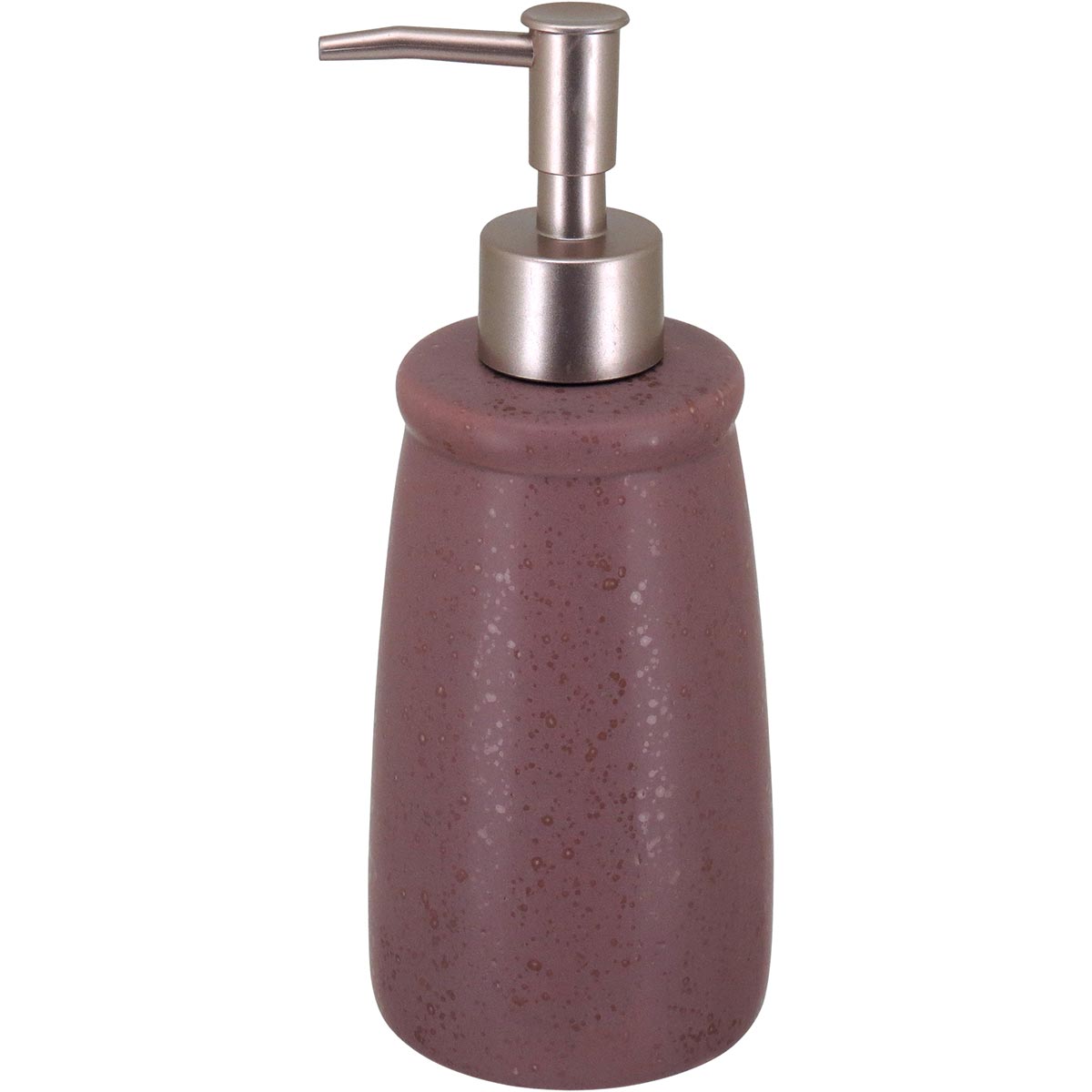 Conjunto Acessórios Banheiro Cerâmica Rosa 4 Peças - Porta-Sabonete, Saboneteira, Porta-Algodão, Porta-Escovas