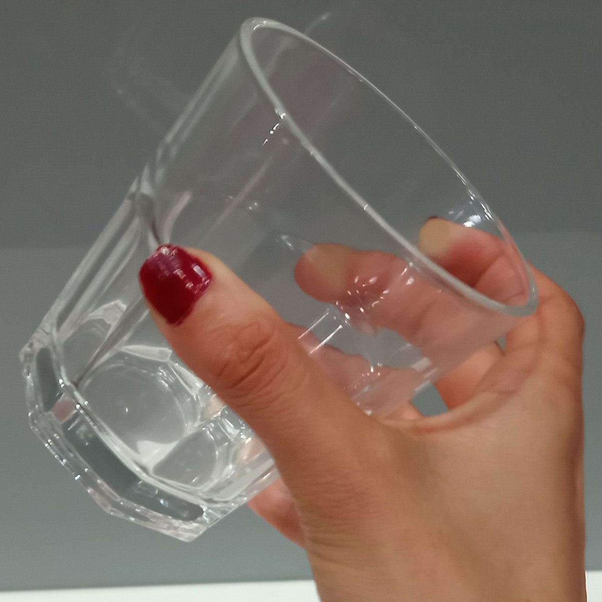 Conjunto de Copos de Whisky Vidro Transparente 350ml - 6 Peças