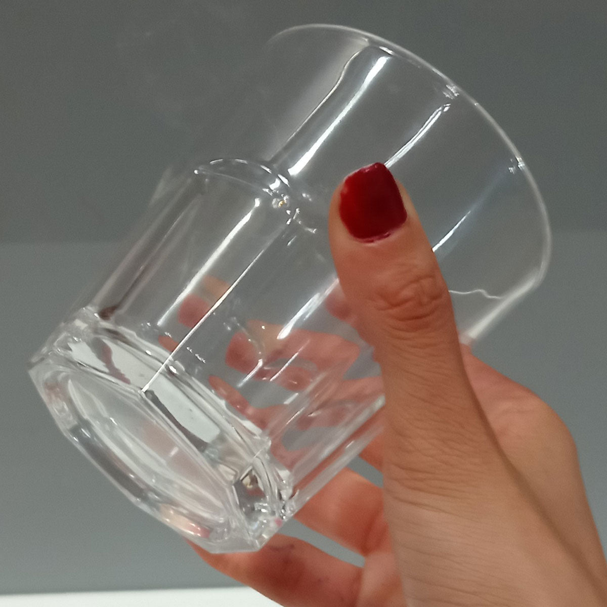 Conjunto de Copos de Whisky Vidro Transparente 350ml - 6 Peças