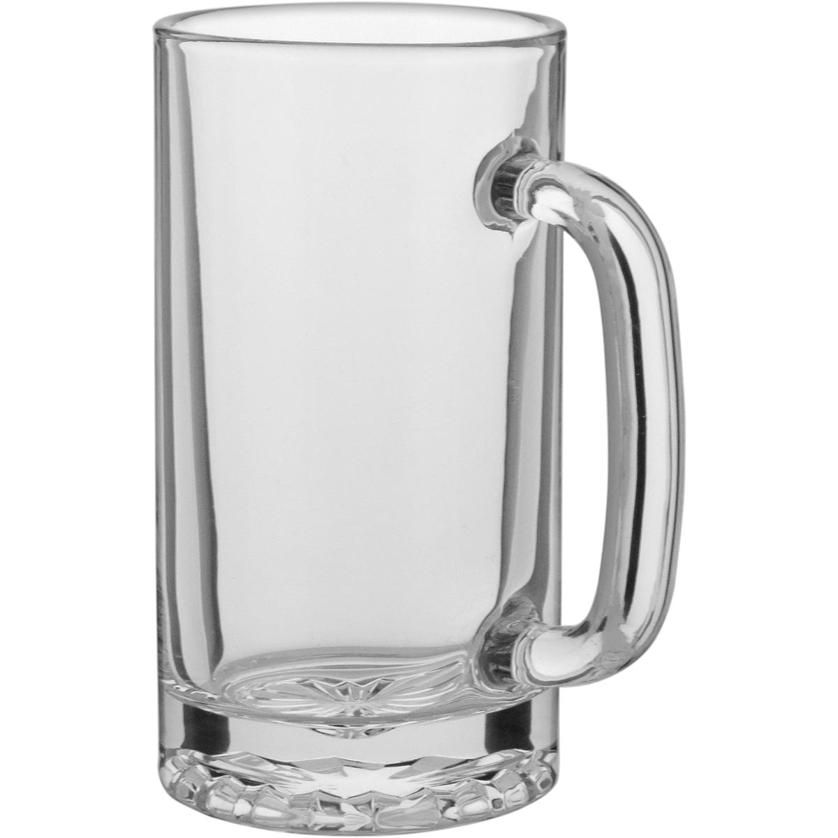 Caneca de Cerveja em Vidro Transparente 460ml 15x12x8cm
