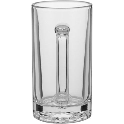 Caneca de Cerveja em Vidro Transparente 460ml 15x12x8cm