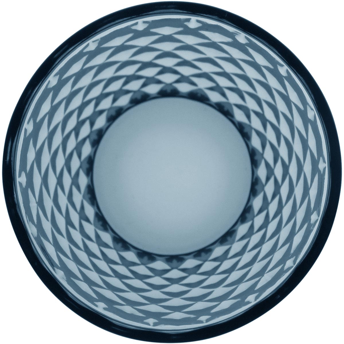 Copo de Vidro Azul 270ml - Conjunto 6 Peças 10x8cm