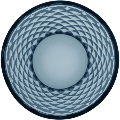 Copo de Vidro Azul 270ml - Conjunto 6 Peças 10x8cm