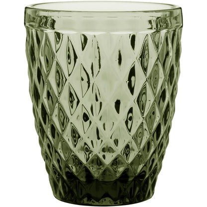 Copo de Vidro Verde 270ml - 6 Peças, Design Elegante e Durável