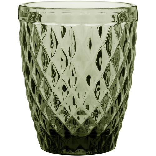 Copo de Vidro Verde 270ml - 6 Peças, Design Elegante e Durável