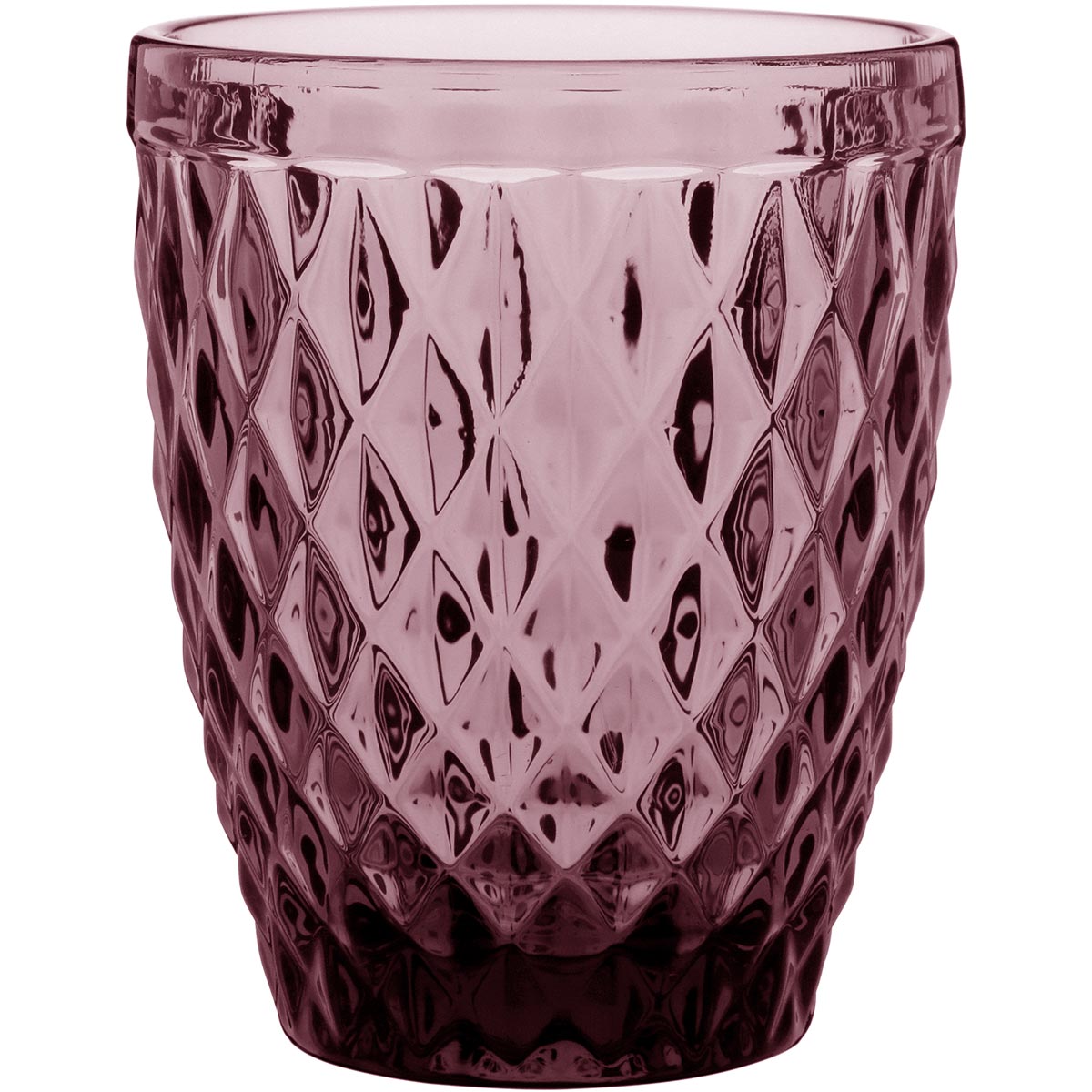 Copo de Vidro Rosa 270ml 6 Peças - Elegante e Durável