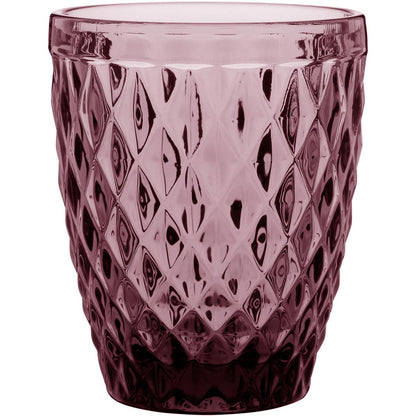 Copo de Vidro Rosa 270ml 6 Peças - Elegante e Durável