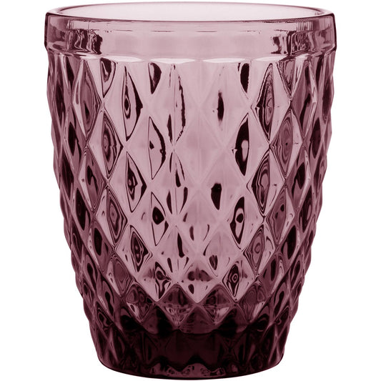 Copo de Vidro Rosa 270ml 6 Peças - Elegante e Durável