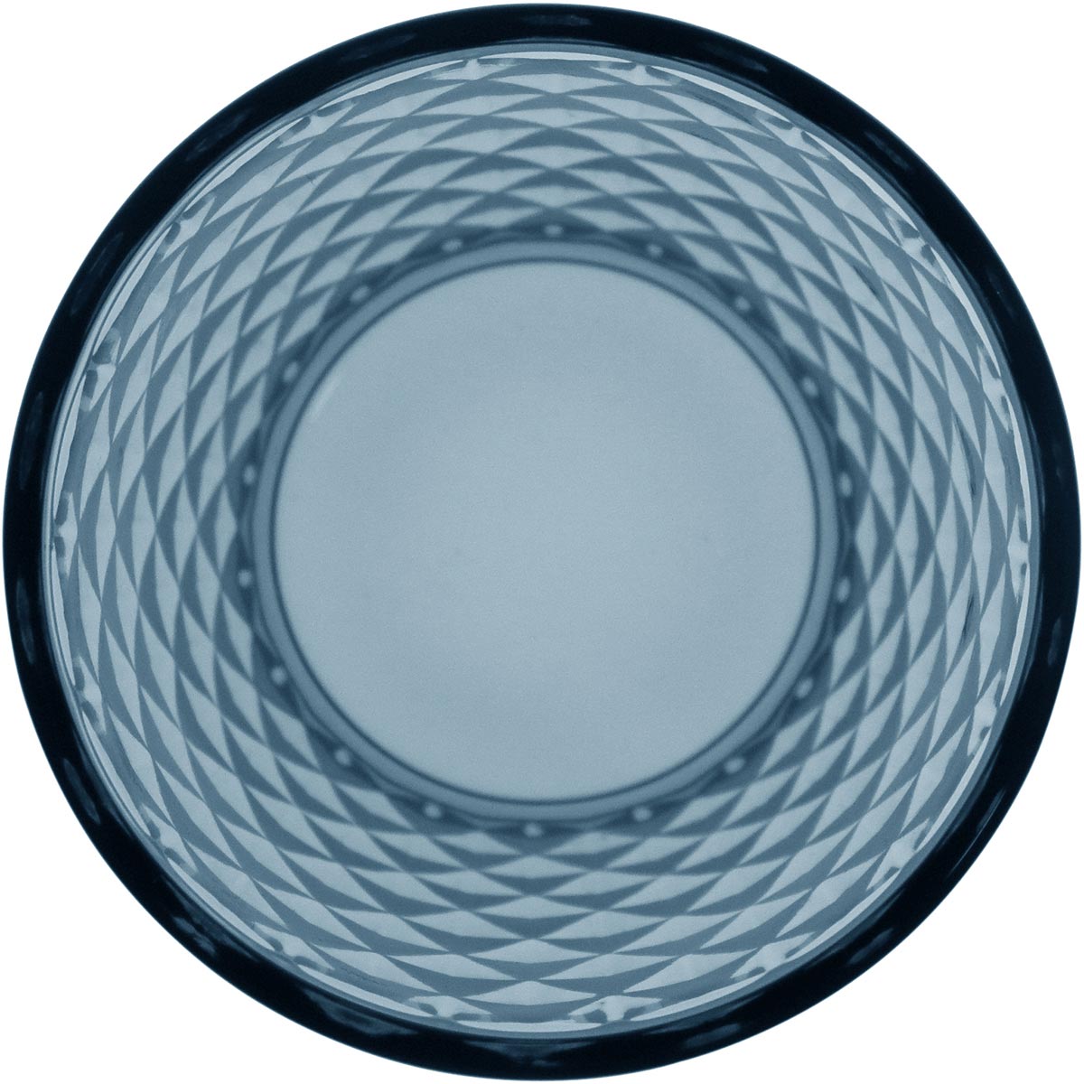 Copo Long Drink de Vidro Azul 370ml - 12x8cm Elegante e Ergonômico