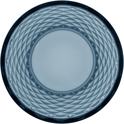 Copo Long Drink de Vidro Azul 370ml - 12x8cm Elegante e Ergonômico