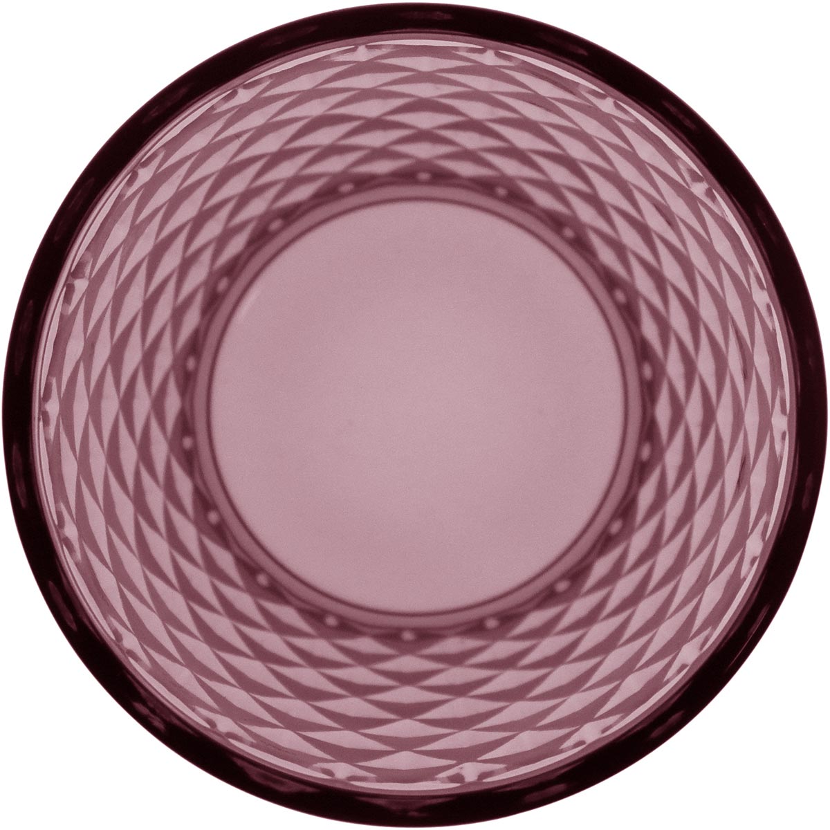 Conjunto 6 Copos Long Drink Vidro Rosa 370ml 12x8cm Elegantes