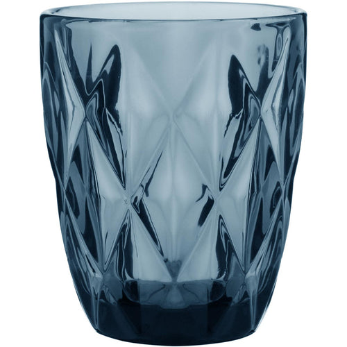 Copo de Vidro Azul 270ml - Elegante e Ergonômico, 9,8x8cm