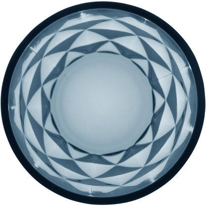 Copo de Vidro Azul 270ml - Elegante e Ergonômico, 9,8x8cm