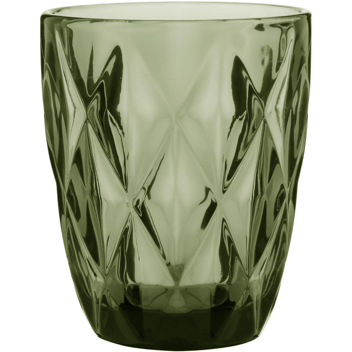 Copo de Vidro Verde 270ml - Conjunto com 6 Peças para Água e Sucos