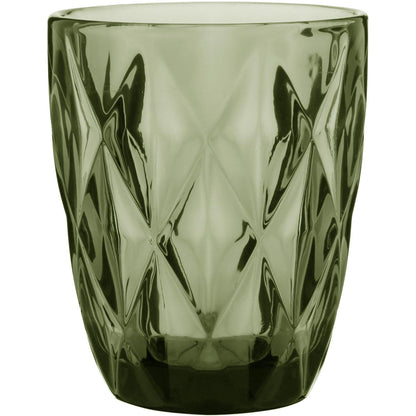 Copo de Vidro Verde 270ml - Conjunto com 6 Peças para Água e Sucos