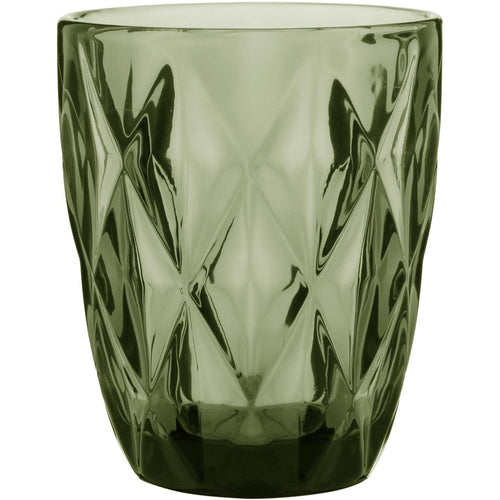 Copo de Vidro Verde 270ml - Conjunto com 6 Peças para Água e Sucos