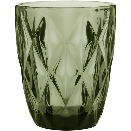 Copo de Vidro Verde 270ml - Conjunto com 6 Peças para Água e Sucos