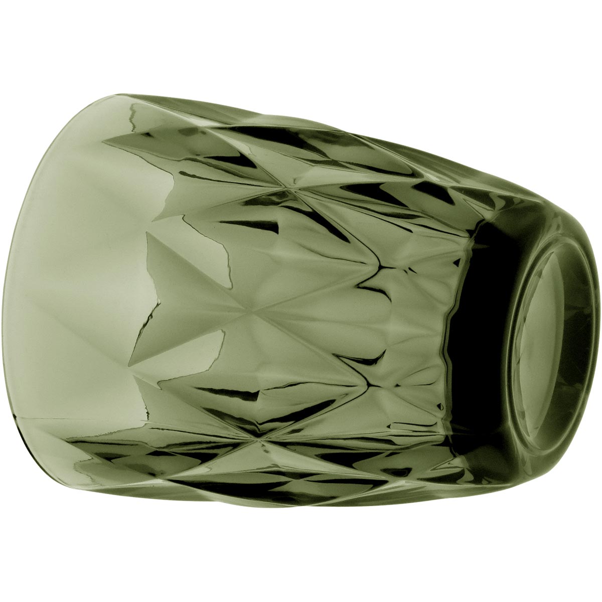 Copo de Vidro Verde 270ml - Conjunto com 6 Peças para Água e Sucos