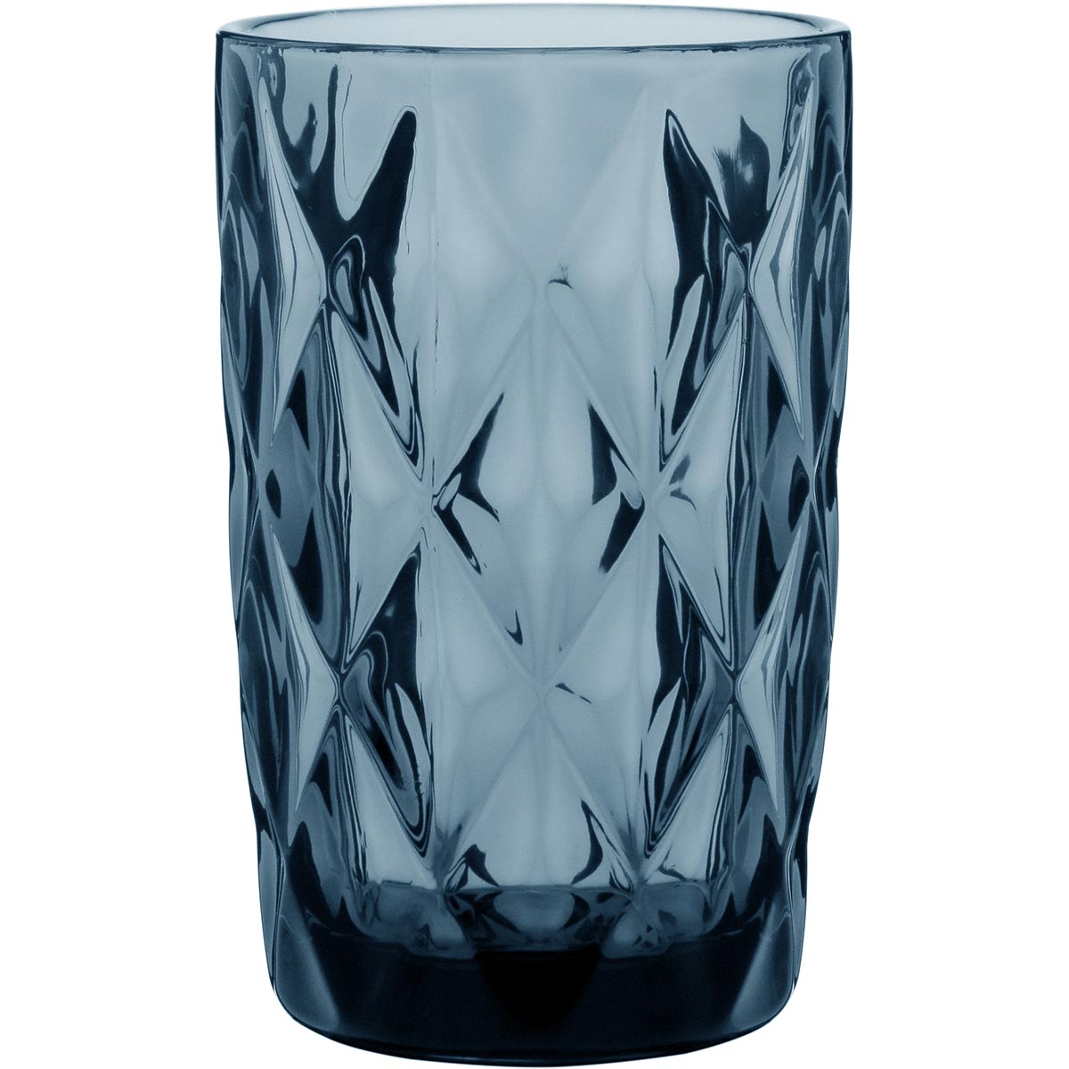 Copo Long Drink de Vidro Azul 370ml 6 Peças - Elegante e Resistente