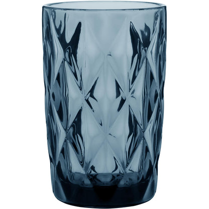 Copo Long Drink de Vidro Azul 370ml 6 Peças - Elegante e Resistente