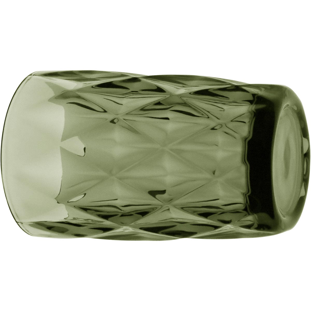 Copo Long Drink Verde Vidro 370ml 12,6cm - Jogo 6 Peças