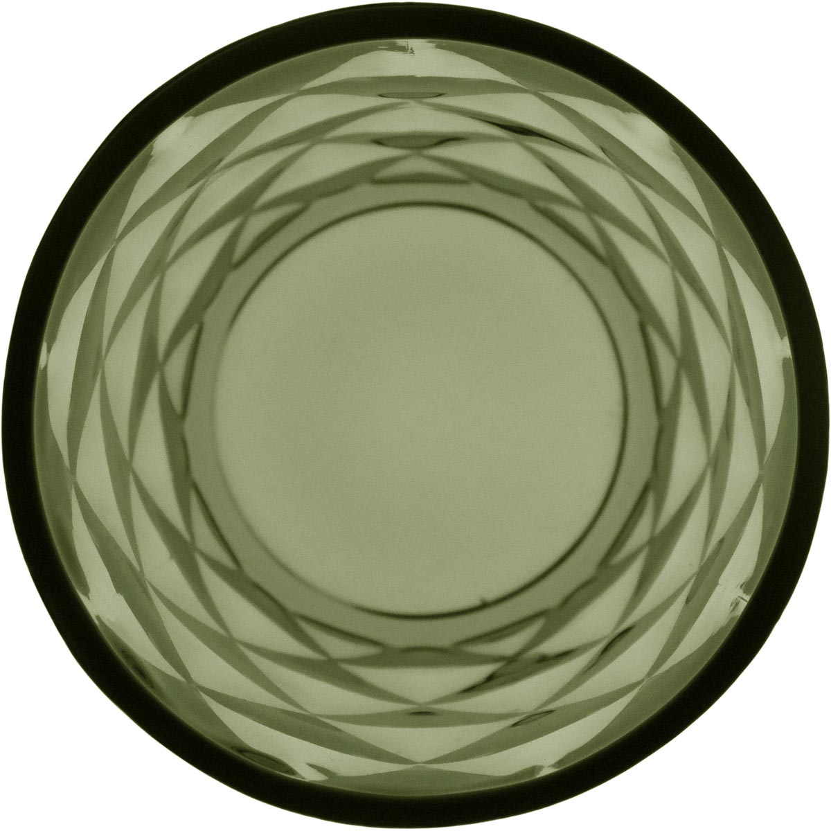 Copo Long Drink Verde Vidro 370ml 12,6cm - Jogo 6 Peças