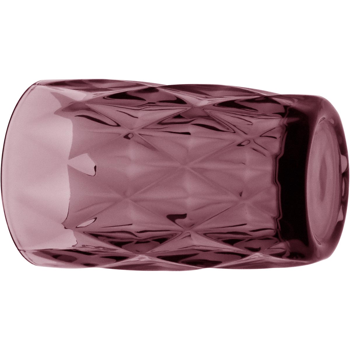 Copo Long Drink de Vidro Rosa 370ml - Conjunto com 6 Peças