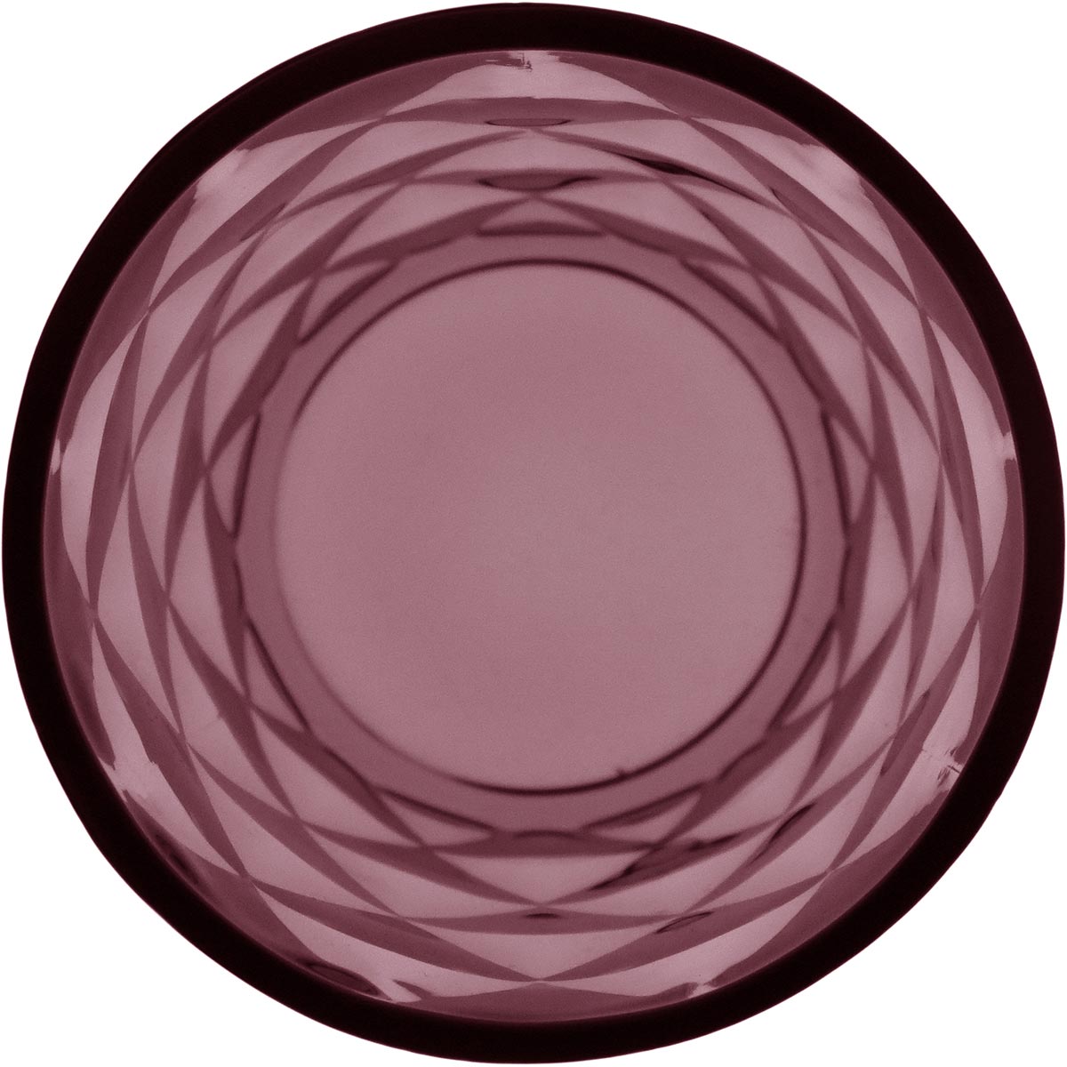 Copo Long Drink de Vidro Rosa 370ml - Conjunto com 6 Peças