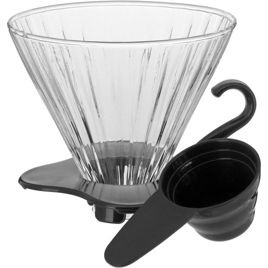 Suporte para Filtro de Café Borossilicato Transparente 10x11cm