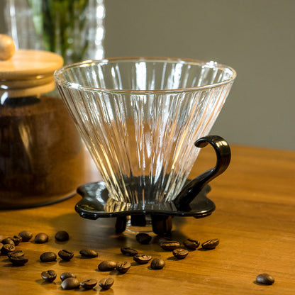 Suporte para Filtro de Café Borossilicato Transparente 10x11cm