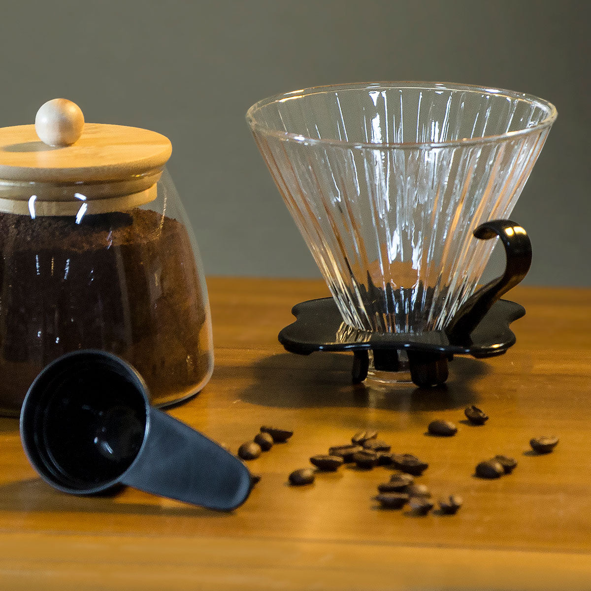 Suporte para Filtro de Café Borossilicato Transparente 10x11cm