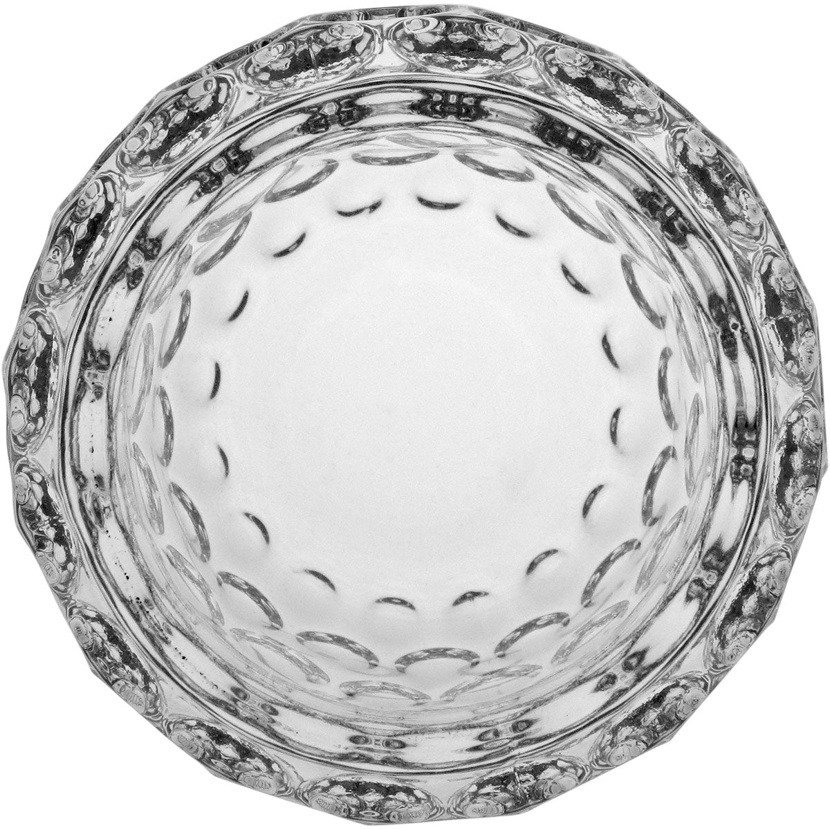 Castiçal de Vidro Transparente 6x8cm para Velas Decorativas