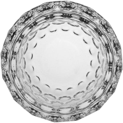 Castiçal de Vidro Transparente 6x8cm para Velas Decorativas