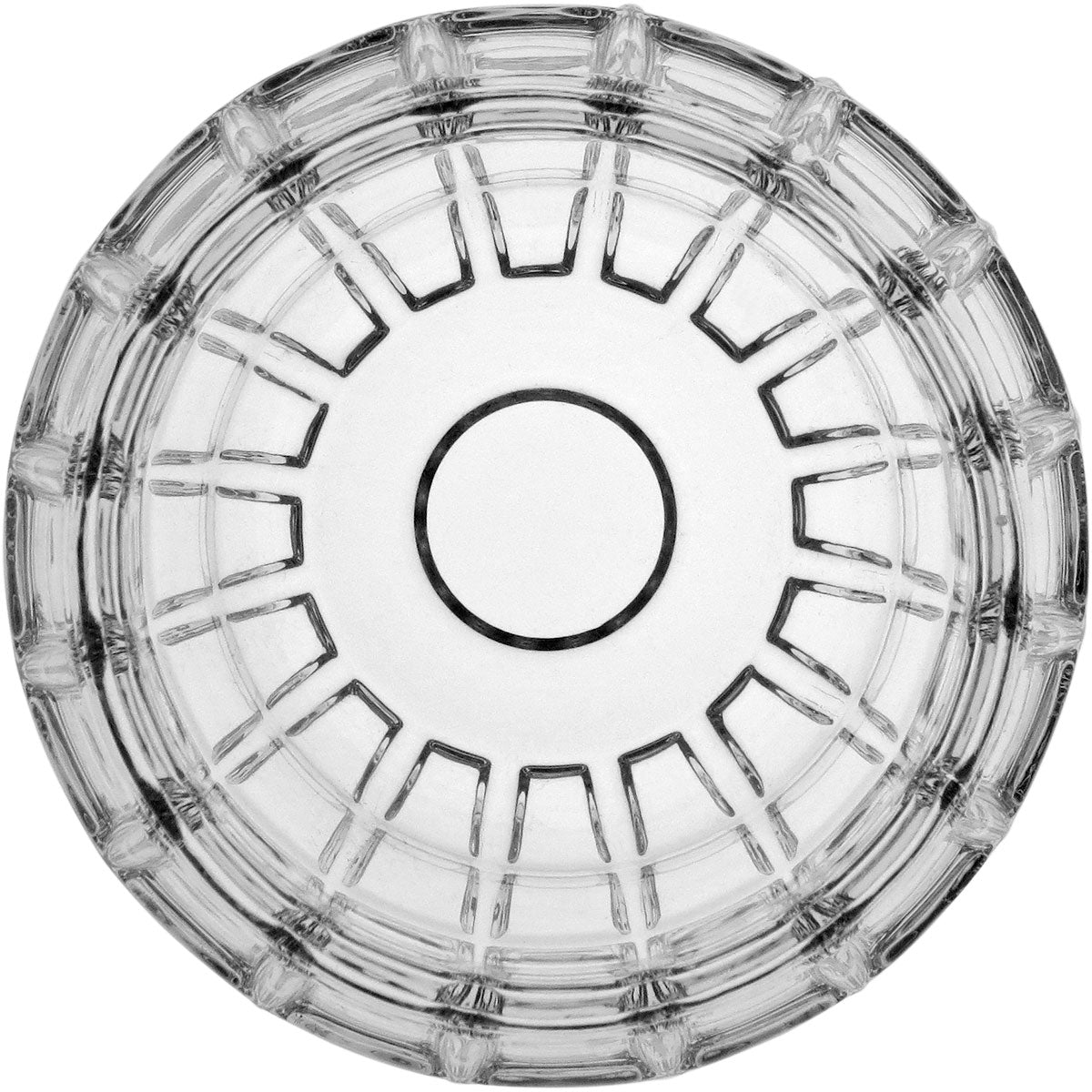 Castiçal de Vidro Transparente 8x10cm - Decoração Elegante para Velas