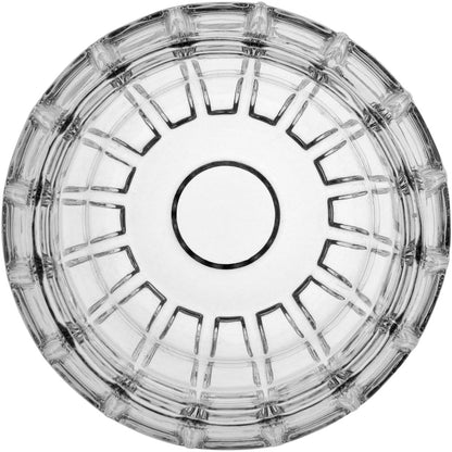 Castiçal de Vidro Transparente 8x10cm - Decoração Elegante para Velas