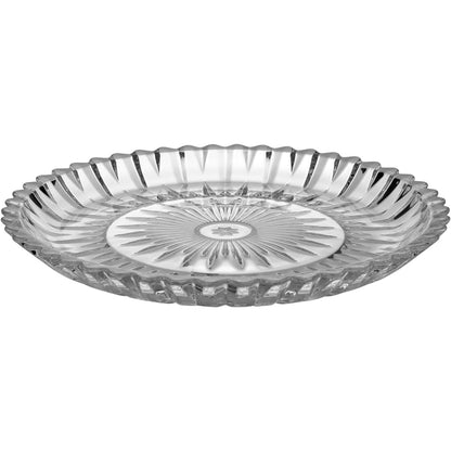 Centro de Mesa em Vidro Transparente 29x29cm Decorativo