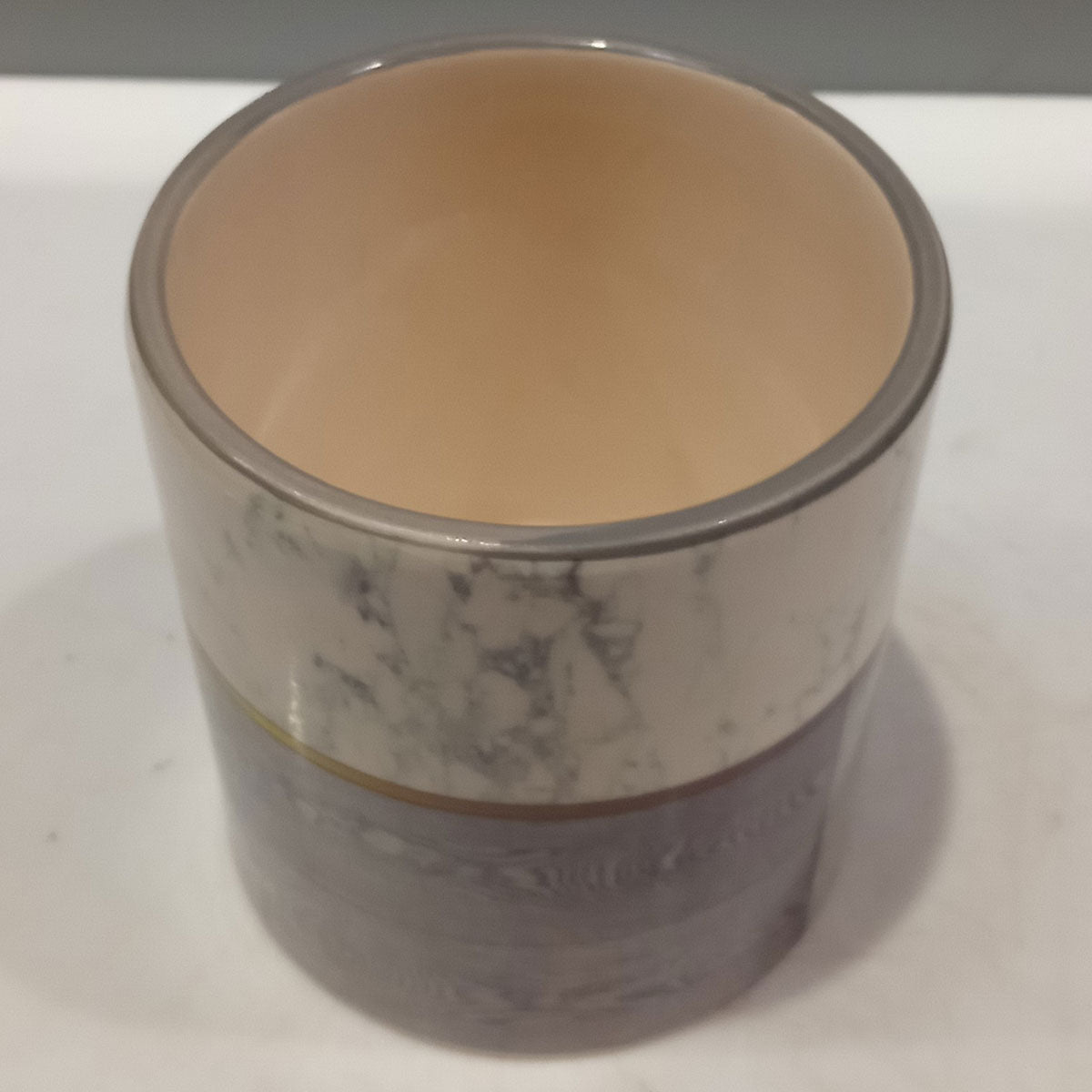 Cachepô de Cerâmica Cinza 10x10cm para Plantas - Decoração Elegante