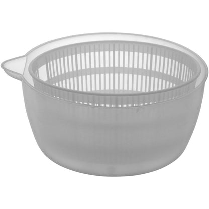 Secador de Salada Plástico Rosa 19x27x24cm - Capacidade Ideal