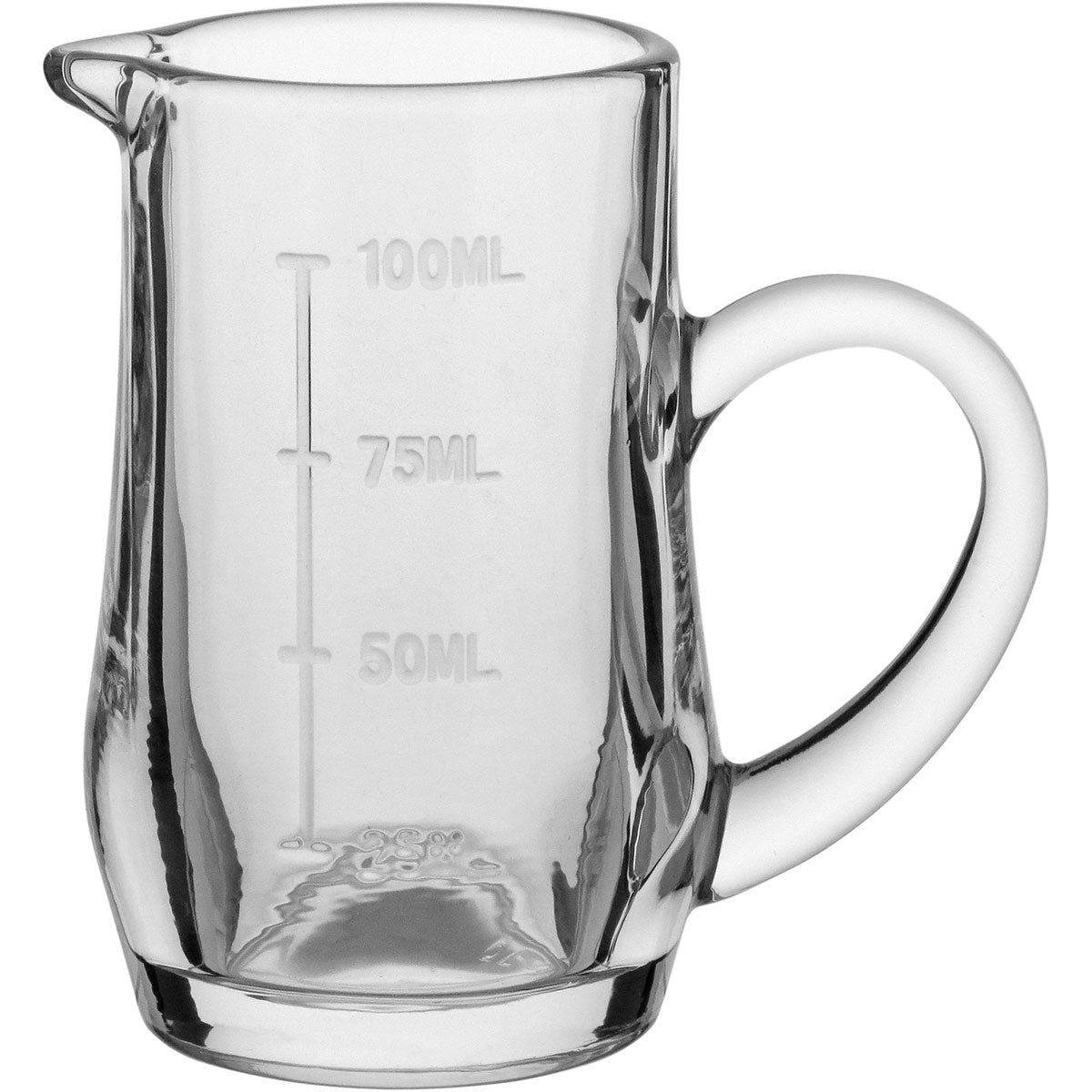 Mini Jarra de Vidro Transparente 100ml 8x8x6cm para Sucos e Molhos