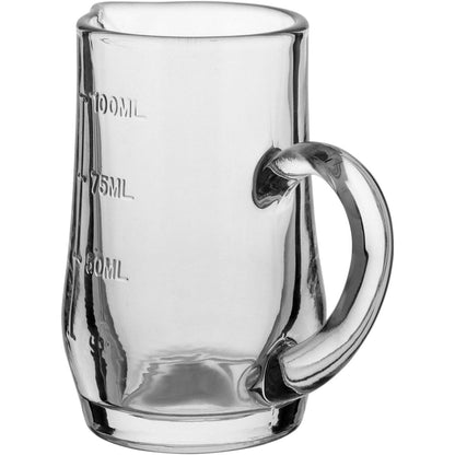 Mini Jarra de Vidro Transparente 100ml 8x8x6cm para Sucos e Molhos