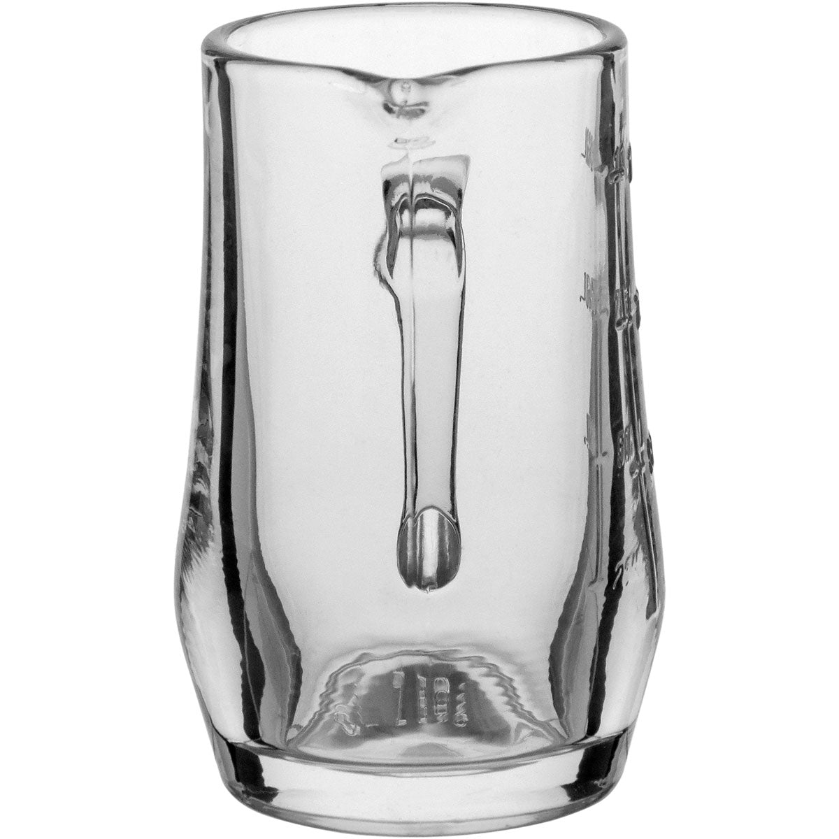 Mini Jarra de Vidro Transparente 100ml 8x8x6cm para Sucos e Molhos