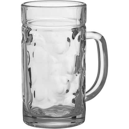 Caneca de Cerveja em Vidro 570ml Transparente 15x12cm - Elegante