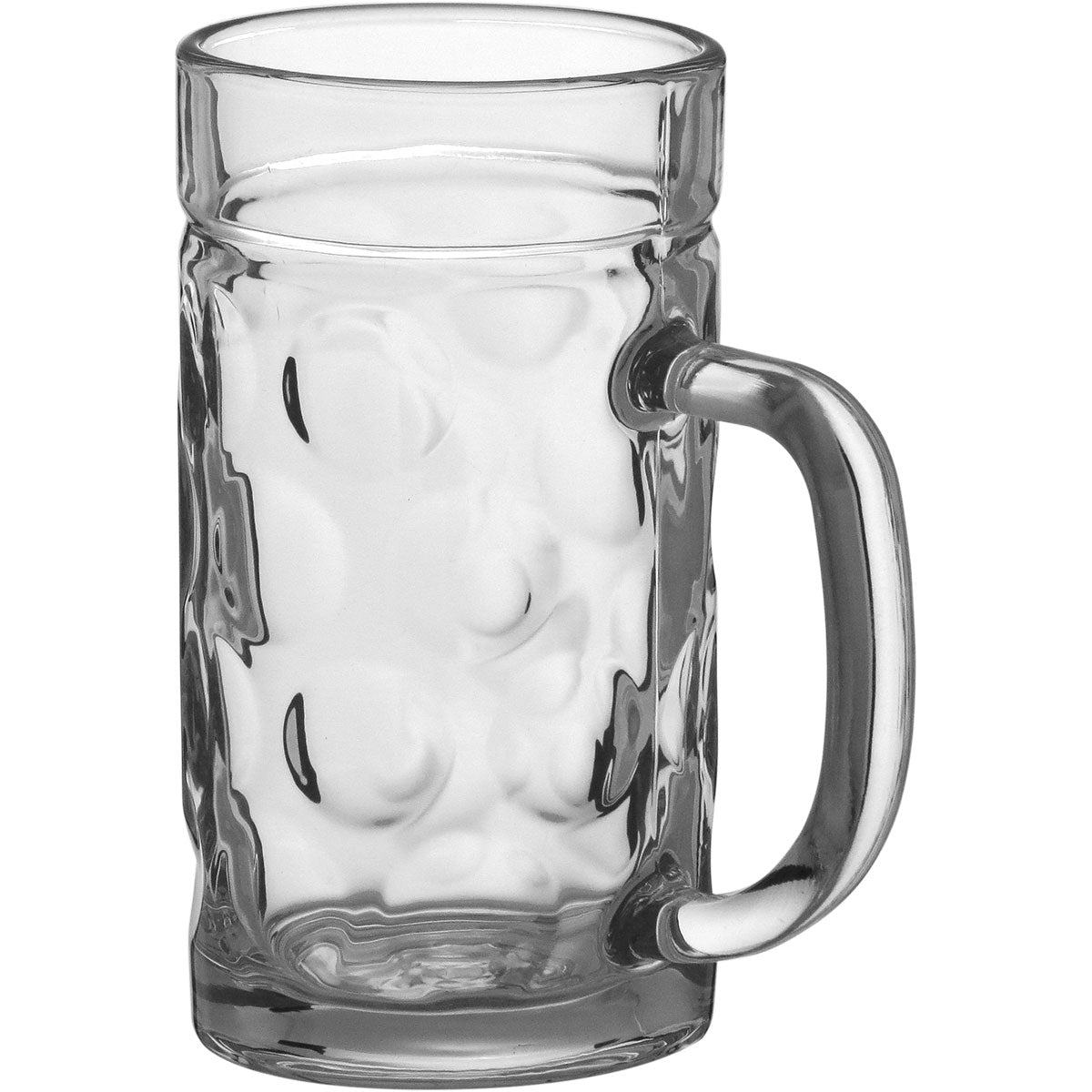 Caneca de Cerveja em Vidro 570ml Transparente 15x12cm - Elegante